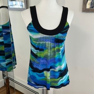 Woman’s B Works tank multi colors size medium.